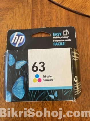 HP 63 Black + Colour Set Pack China Inkjet Cartridge Combo